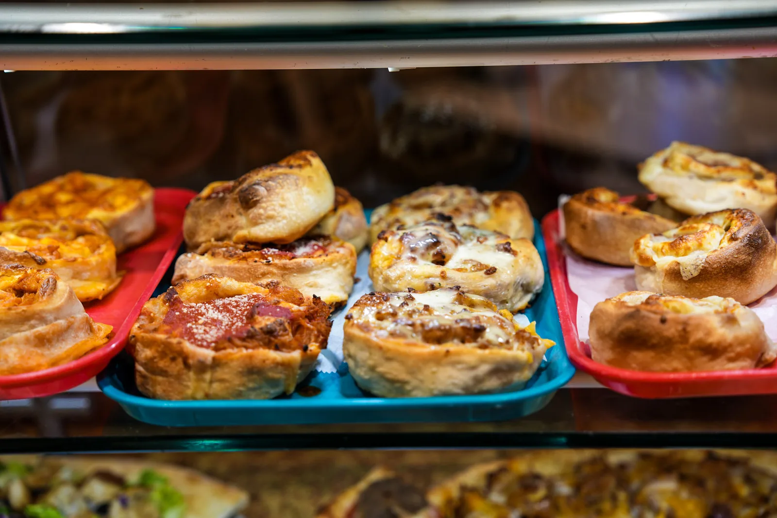 Stromboli and stuffed rolls baked fresh at Ciminelli's Pizzeria in Bethpage